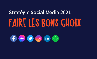 Stratégie social Media 2021 : faire les bons choix